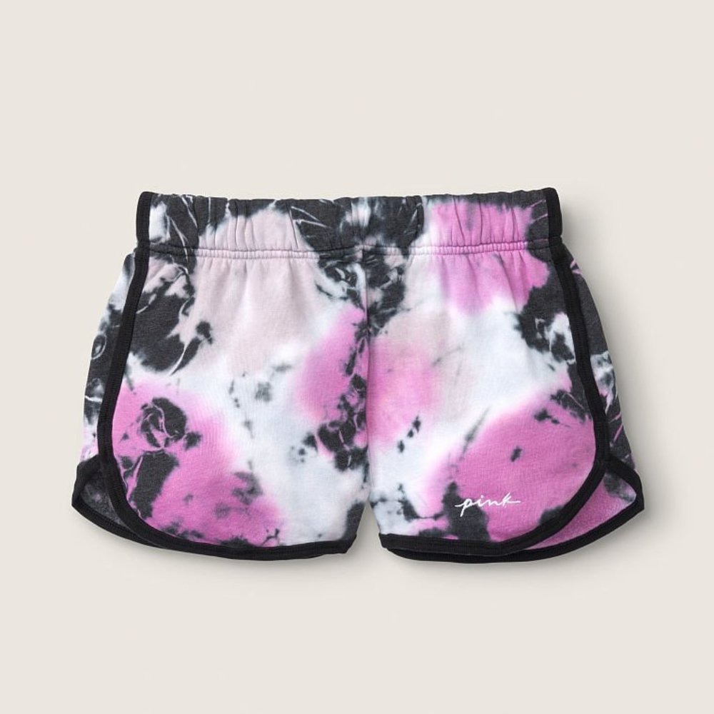 Victoria's Secret Pink Varsity Shorts Tie Dye